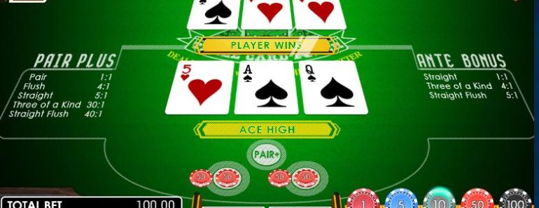 three card poker sbobet casino game
